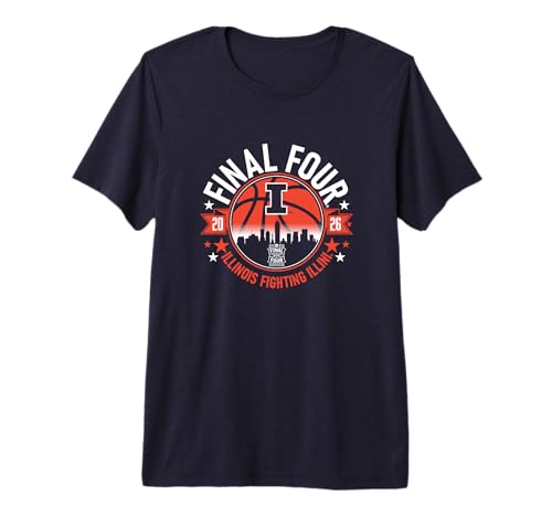 Illinois Fighting Illini MBB - 2026 Final Four Premium Tri-Blend T-Shirt