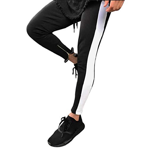 QUICKLYLy Pantalones Vaqueros Hombre Rotos Pitillo Elasticos Skinny Ajustados Trekking Casual Chandal Montaña Moto Slim Fit Modernos Chaqueta,Harem Ropa Deportiva Holgados Cómodos(Blanco,M)