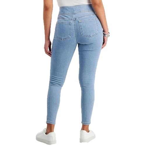 I.N.C. Petite High-Rise Seamed Pull-On Skinny Jeans2