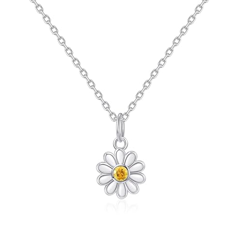 Collar de margaritas Philip Jones de plata para niños ideal para comuniones y fiestas