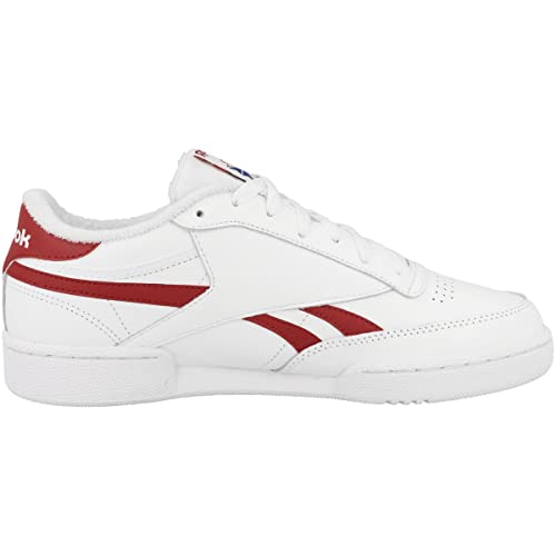 Image of Reebok Mens Club C Rev Trainers White /Red 7 (40.5)