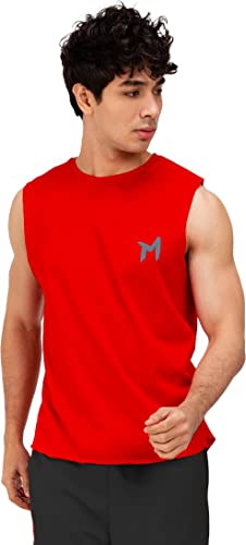 Image of Solid Sleeveless Cotton Regular Fit Mens Stylish Top Tanks Vest T-Shirt (Combo Pack of 2)