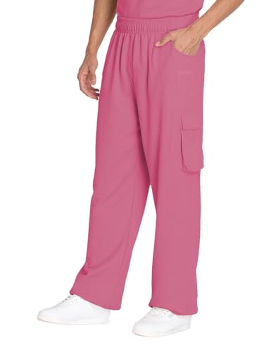 Image of CHKOKKO Men's Baggy Track Pants for Gym Workout Running Casual Wear Sports Lower with Pockets Adjustable Drawstring Waist Lightweight Quick Dry Activewear Fitness