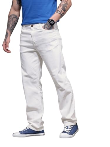 Image of KOTTY Men Jeans || Baggy Fit Jean's for Man || Loose Fit Low Rise Denim || Stretchable Casual Wear Jean,s || Dance Rap Rapping Style Pant for Men || Denim Cotton Jeans