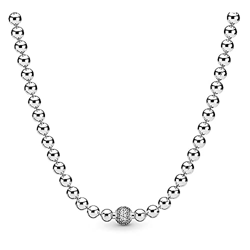 Collier de perles d'hiver en argent sterling 925 pour femmes, pendentif perle tendance