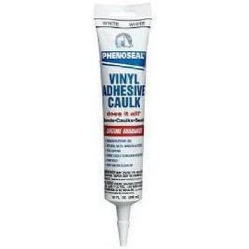 Phenoseal White Vinyl Adhesive Caulk 5.5 oz.4