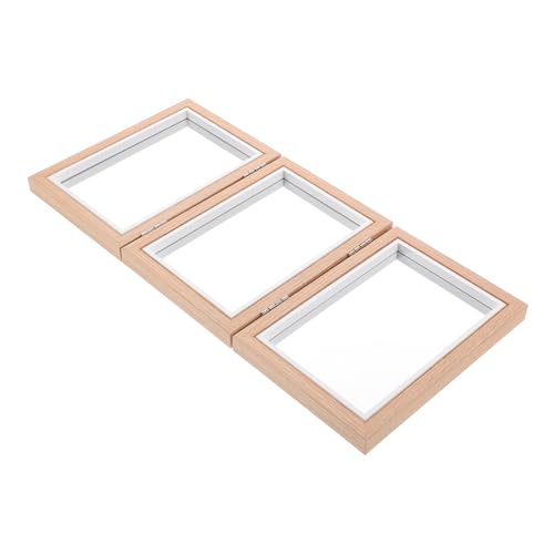 Miroir d'éveil sensoriel Montessori WOONEKY en acrylique incassable et bois