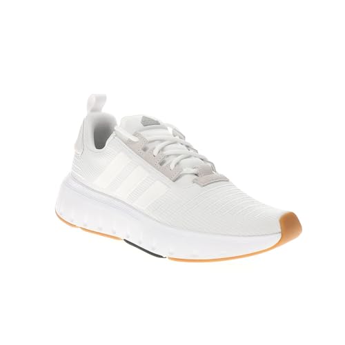 Image of adidas Mens Swift Run Sneakers Shoes Casual - Black, Grey, White