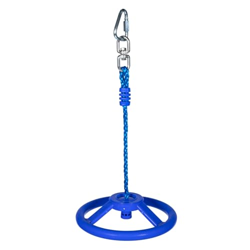 Anneau de fitness en plastique bleu Mikikit pour gym d'intérieur enfants