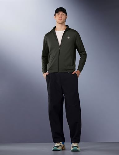 Image of Van Heusen Men's Flex Power Series Full Sleeve Sports Jacket | Zip Front | Perfect for Layering