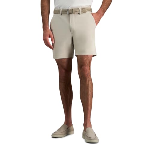 Haggar Men's Sport Travel Performance Short - 7 and 9 Inch Inseams Sand - image 1