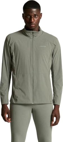 Chaqueta cálida Craft ADV Essence Leaf contra el viento invernal acolchada y elástica para running