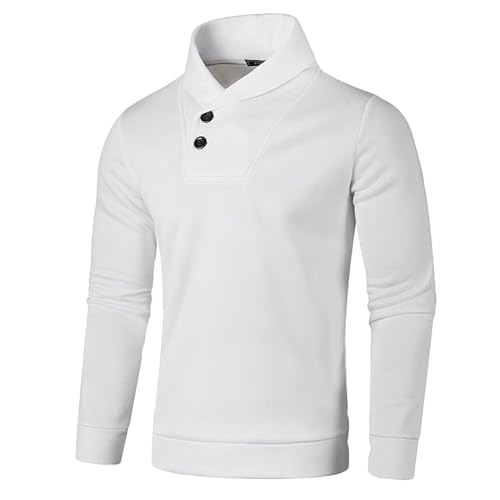 Mens Cardigan Sweater Long Sleeve Shawl Collar Knitted Pullover Sweater Casual Stylish Winter Warm Knitwear Coat