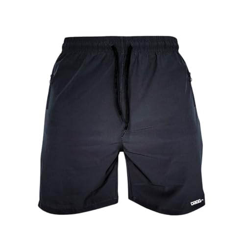 Short Masculino Esportivo Bermuda Academia Corrida Bolsos Laterais Com Fecho Fitness Treino (BR, Alf