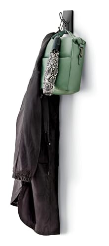 Command X-Large Matte Black Triple Hook, 1 Hook, 3 Strips, Damage-Free Hanging Wall Hooks with Adhesive Strips, No Tools Wall Hooks for Hanging Decorations in Living Spaces