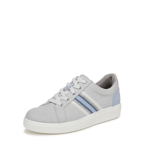 LifeStride Women's Happy Friday Bright Sneaker Oyster Stretch Denim Fabric 6.5 M