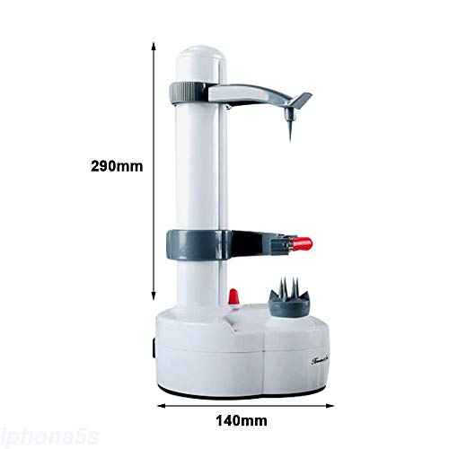 SHZICMY Elektrische dunschiller, automatisch roterende groente-, aardappel-, fruitschiller, keukenschilgereedschap van… - Image 6