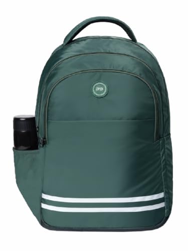 Image of PB Pearlbags FLAUNT 25L Solid Casual Backpack,3 Compartment,Premium Fabric,Water Resistant Anti Theft,School & College Bag for Boys and Girls,Office & Travel Bag for Men and Women,48X31X17 Cms