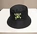 Frog Black Bucket Hat Beach Sun Hat Fishing Hat for Women Men, Summer Outdoor Travel Packable Fisherman Hat