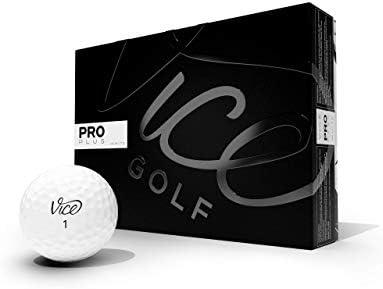 Vice Golf PRO Plus 2020 | 12 Golf Balls | Features: 4-Piece cast Urethane, Maximum Distance, Reduced Driver Spin | More Colors: NEON Lime/RED | Profile: Designed for Advanced Golfers