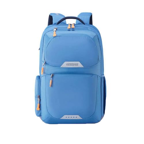 American Tourister Zipper Brett 3.0 Polyester Men's Backpack (Free Size, Blue)