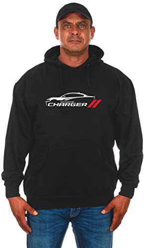JH DESIGN GROUP Men's Dodge Charger Silhouette Pullover Hoodie