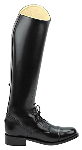 Mens Man Crown Field Horse Riding Boots Stylish Fashion Equestrian Black3