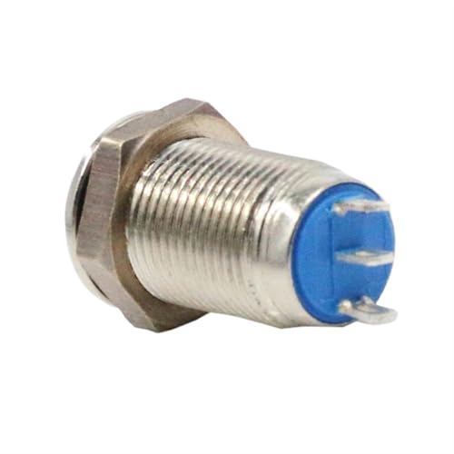 Interrupteur métallique 10mm robuste pour panneaux de commande durables - 3