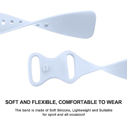 Image of 3 Pack Sport Bands Compatible with Fitbit Charge 6 Bands /Fitbit Charge 5 Bands Women Men, Classic Soft Replacement Straps Wristbands for Fitbit Charge 6 /5 Advanced Fitness & Health Tracker