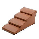 セルタン(Cellutane) ドッグステップ4段 ヴィンテージキャメル ミニチュアダックスフンドモデル PVCレザー A387a-a-677CML