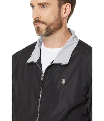 U.S. POLO ASSN. Men USPA Basic Windbreaker Small Pony3