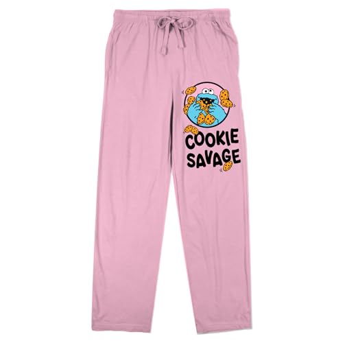 Sesame Street Cookie Monster Cookie Savage Women's Pink Sleep