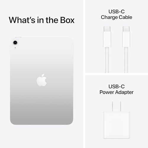 Apple iPad with A16 chip: 11-inch Liquid Retina Display, 128 GB, Wi-Fi 6, 12MP Front/12MP Back Camera, Touch ID, All-Day Battery Life β Silver - 3