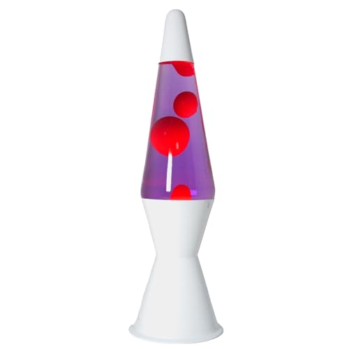 Image of Liquid Motion Lamps, Purple Liquid with red Wax Magma lamp for Adults, Night Light Home Decor for Bedroom Decor Adults Girls Boys Gifts Offices Camps