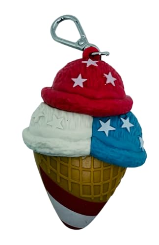 Bath and Body Works Red, White, Blue With Stars Ice Cream Cone Po...