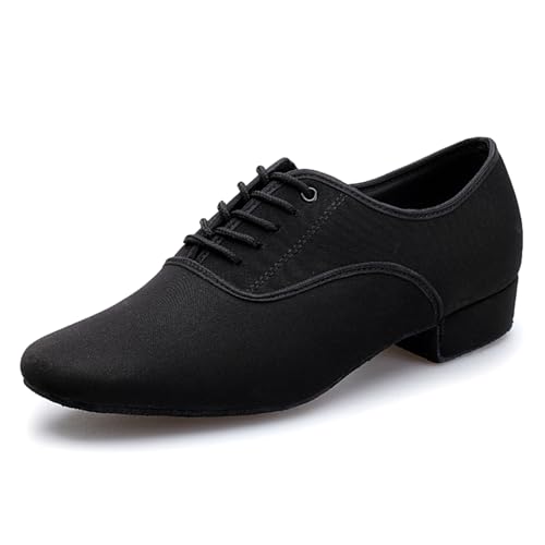 ZHENSI Dance Shoes for Men – Black, EU 47