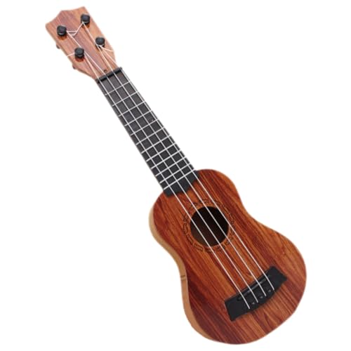 OFFSCH Ukelele Infantil para brinquedo musical simulação de guitarra para iniciantes e educativos cor moderna acessório para interesses