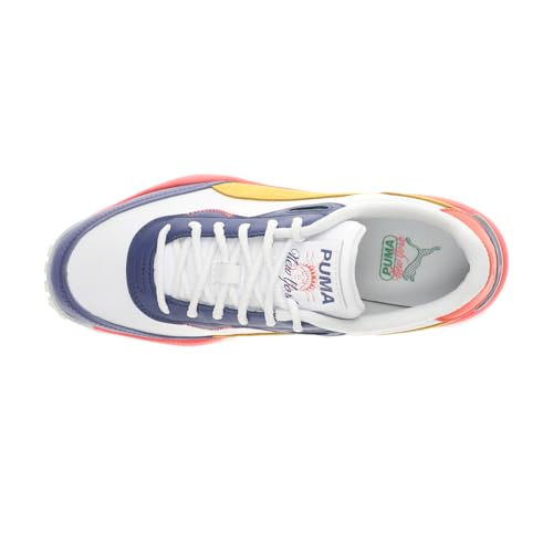 PUMA Womens Style Rider NYC Flagship Lace Up Sneakers Shoes Casual - Multi, White - Size 11 M4