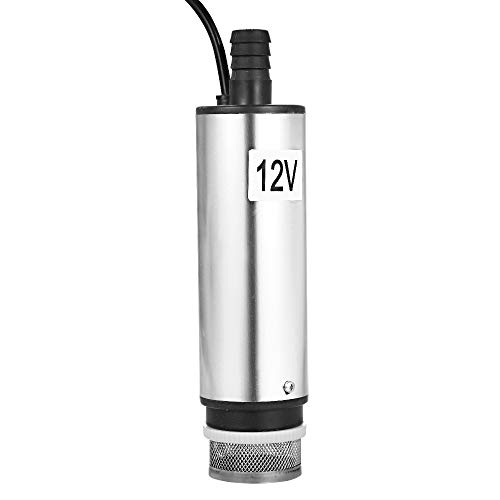 KKmoon Bomba Submersível DC 12V/24V para Bombeamento de Óleo Diesel Água 51mm Óleo de Água Bomba de