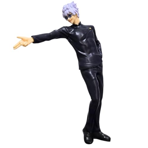 Image of Blue Aura Jujutsu Kaisen Gojo Action Figure Height - 18cm Anime Action Figures | Gojo 2 Fingure Action