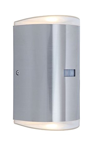 LUTEC Outdoor Light, Metal, Silver, 27.5 x 21 x 24 cm