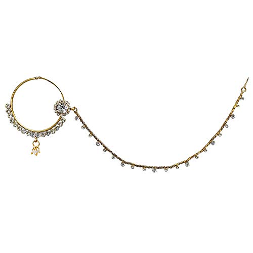 Image of Lucky Jewellery Designer Gold Plated Dulhan Bridal Jewelry Set 8 Pcs. for Girls & Women (3600-WZK-PARENT)