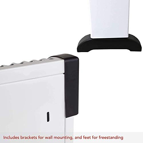 2000W Freestanding/Wall Mount Convector Heater by Collovati | 24 Hour Timer | Adjustable Thermostat | Safety Cut Off - Lot 20 Approved |