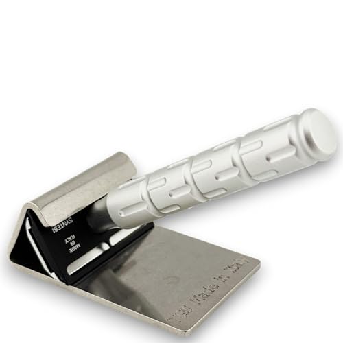 The Goodfellas’ Smile Syntesi Aluminum Safety Razor & 304 Stainless Steel Razor Stand Bundle image 5