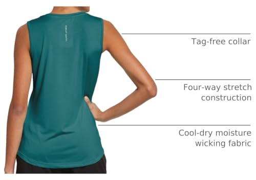 Image of baleaf Women's Workout Tank Tops Sleeveless Quick Dry Running Shirts Lightweight Loose Fit for Yoga Athletic Gym
