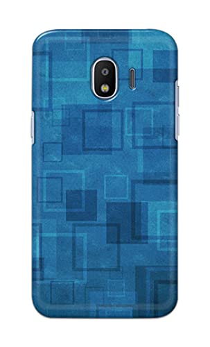 Image of Printed Hard Back Cover Case for Samsung Galaxy J2 2018 | Samsung J2 Pro 2018 | Grand Prime Pro 2018 Back Cover (Plain Azure Blue) -1302