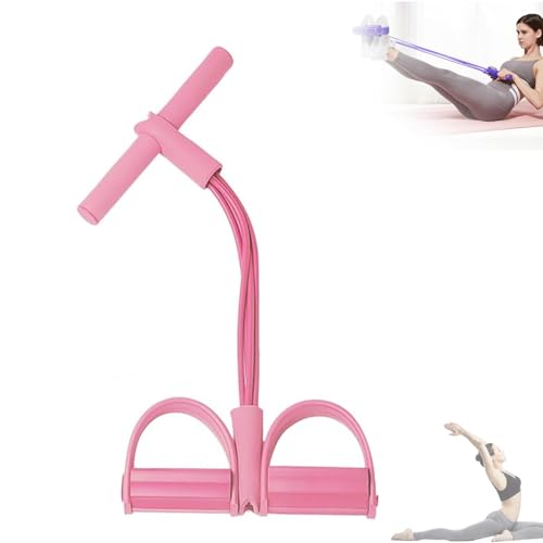 Fashion Puller Exercise Pedal Resistance Trainer Tube Pedal Resistance Device Fitness Resistance Bands Stretching Bands for Arm and Leg Workouts for Women Men