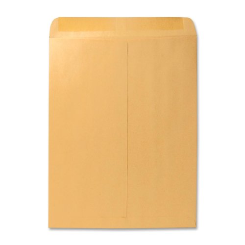 Enveloppes catalogue kraft Quality Park anti-déchirure 12x15.5 gommées pour rapports volumineux