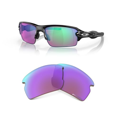 Oakley Authentic Flak 2.0 OO9295 PRIZM Golf Replacement Lenses For Men For Women + Bundle Microfiber Pouch