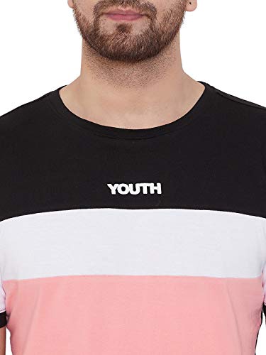 Image of GRITSTONES Printed Half Sleeve Round Neck T-Shirt for Men - GSHSPNT2512 P
